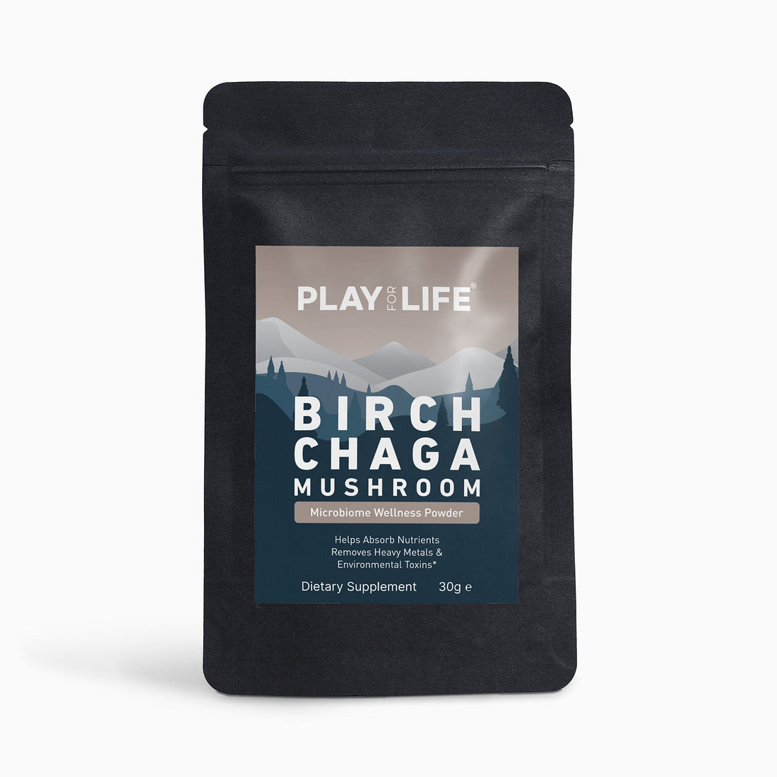 Birch Chaga Microbiome Wellness Powder - Play For Life Inc.