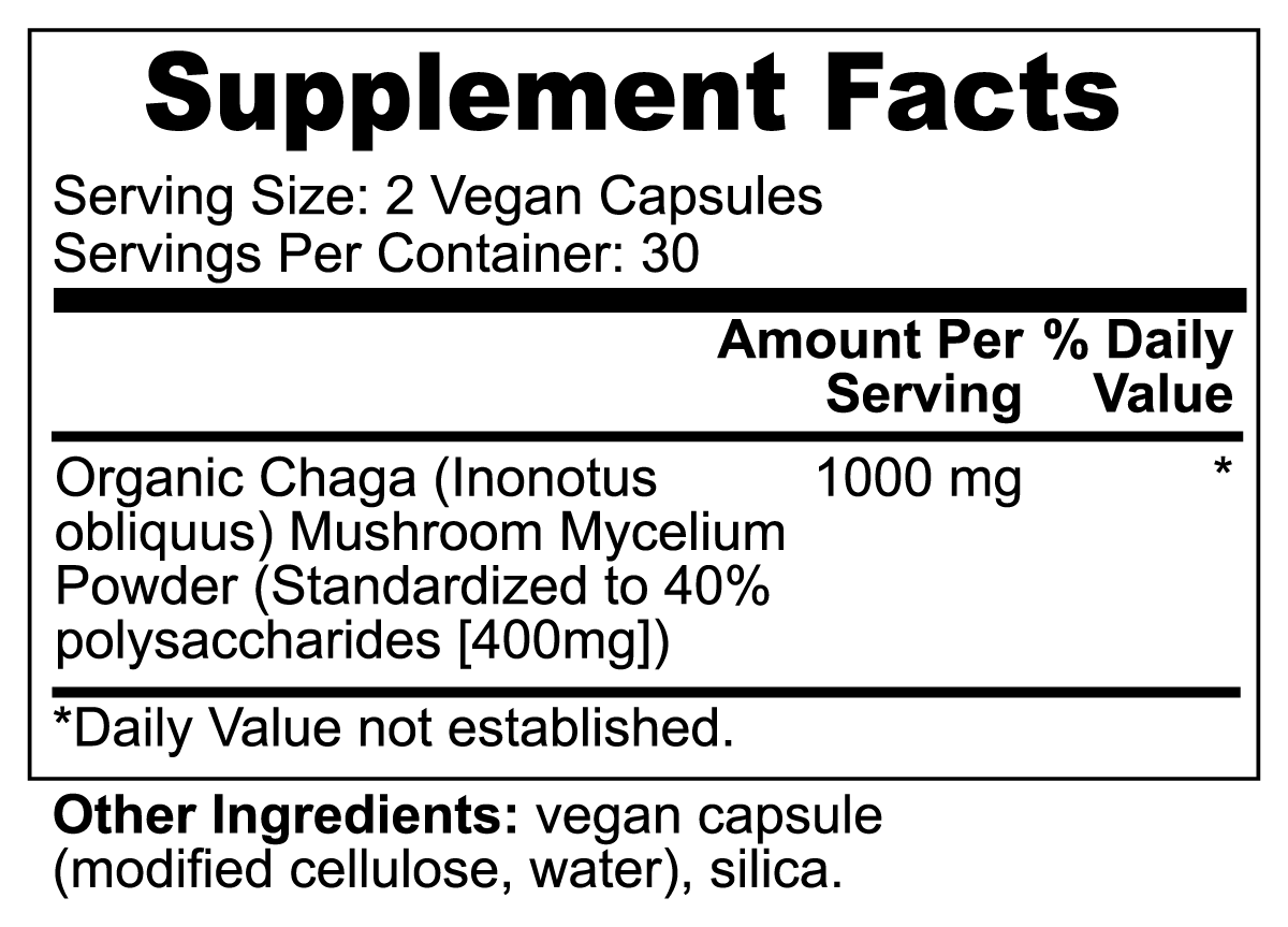 Chaga Mushroom - Play For Life Inc.