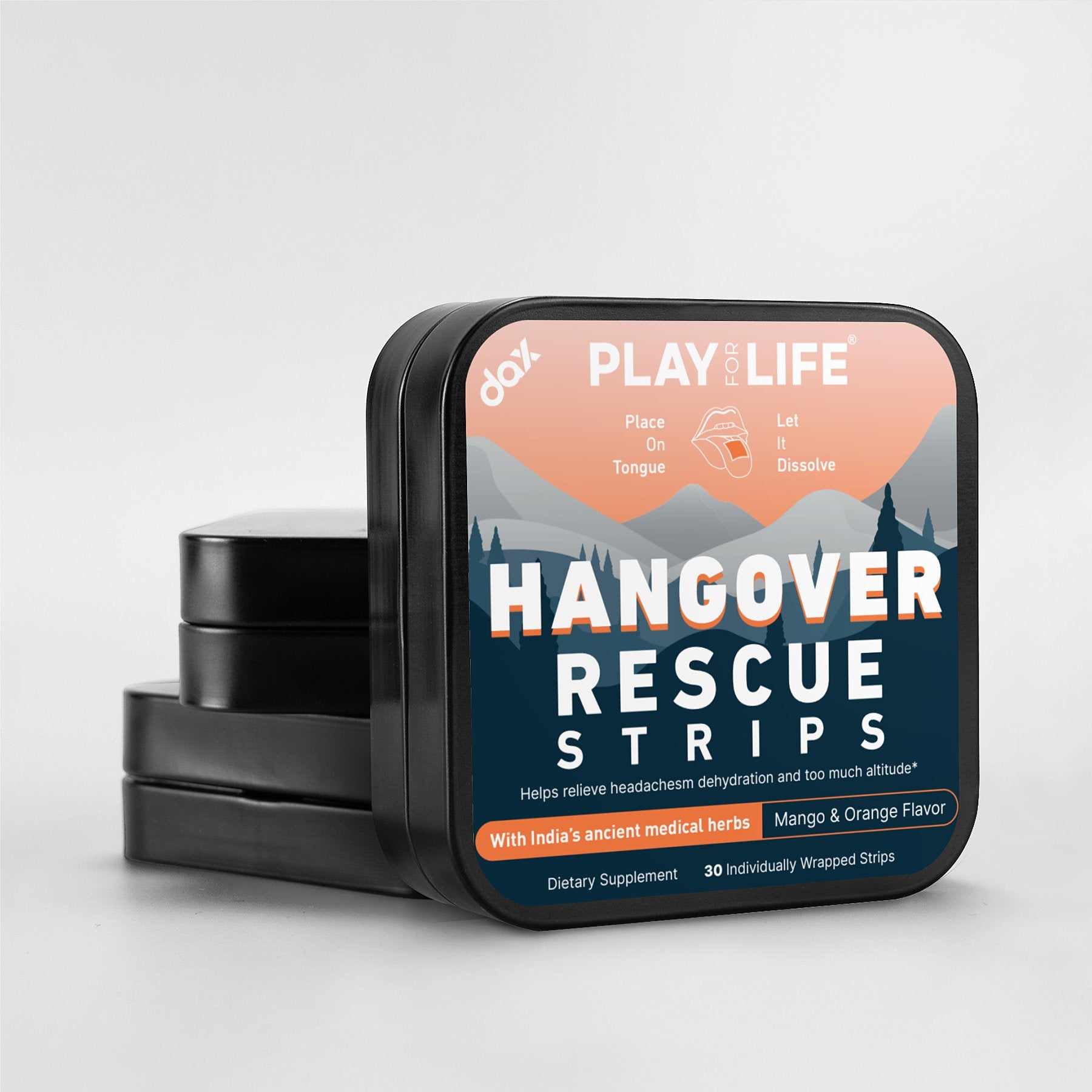 Hangover Rescue Strips - DAX - Play For Life Inc.