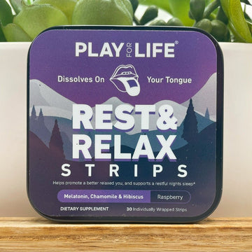 Rest & Relax Strips · 30 per pack - Play For Life Inc.